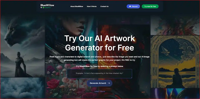 تعتبر BlueWillow AI بديلًا مجانيًا شهيرًا لـ Midjourney