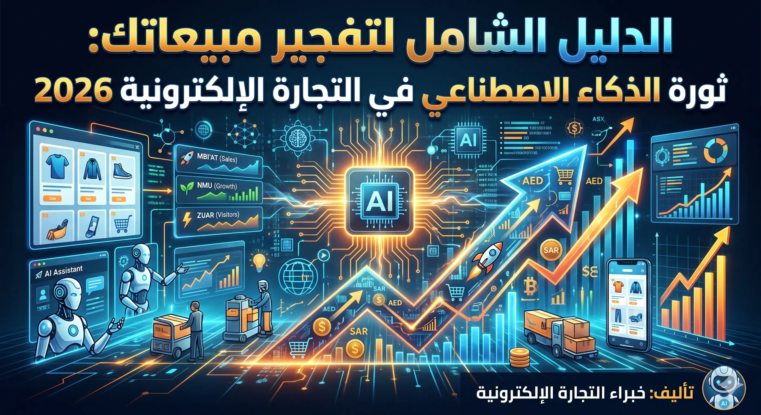 الدليل الشامل لتفجير مبيعاتك: ثورة الذكاء الاصطناعي في التجارة الإلكترونية 2026